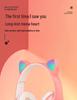 Cat Ear Luminous Bluetooth Headset B39: Foldable, Card Slot, Wireless Earbuds, Universal Compatibility