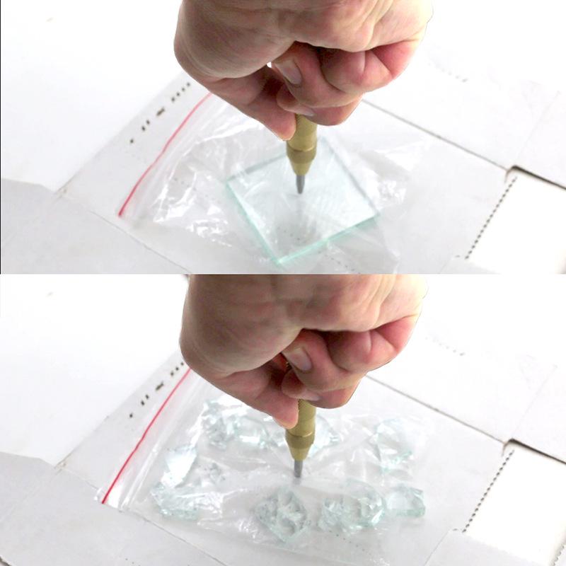 Automatischer Feder-Zentrierkörner Glasbrecher Fensterbrecher Körner Werkzeug