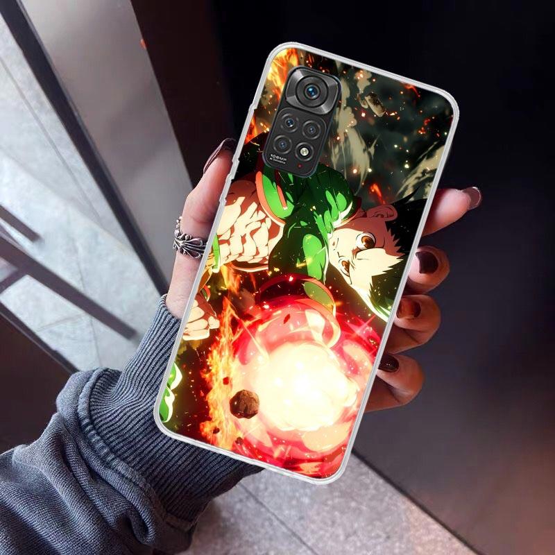 Huner X-Hunters Gon Phone Case For Xiaomi Redmi Note 10 11 12 13 14 15 Pro Plus 11S 12S 14S 11T 11E 10S Soft TPU Back Cover Redm