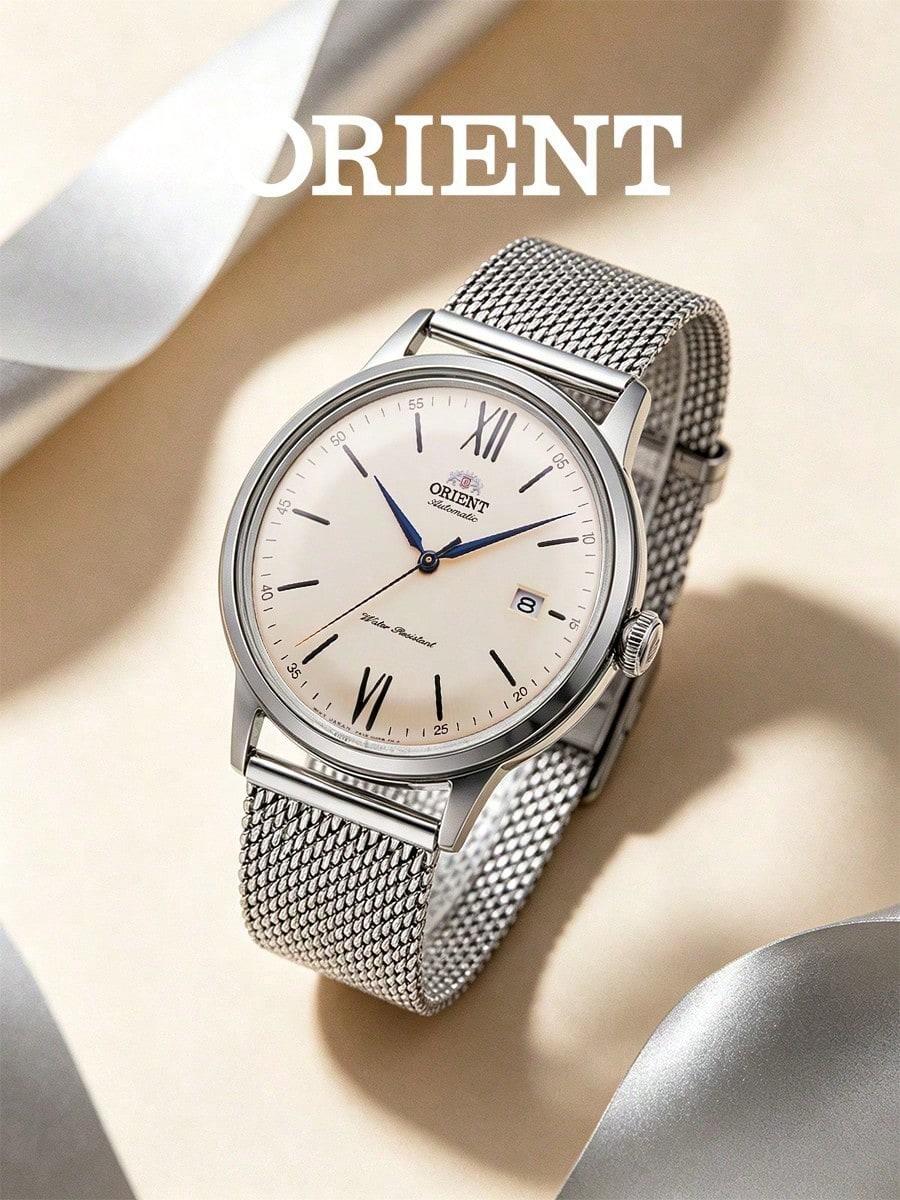 Orient Champagne Men s Automatic Watch RA-AC0020G30B бежевый