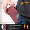 for Xiaomi Redmi Note 17 Pro Max 5G Vintage Color Block Folio Wallet Phone Case RFID Anti-Theft Card Holder