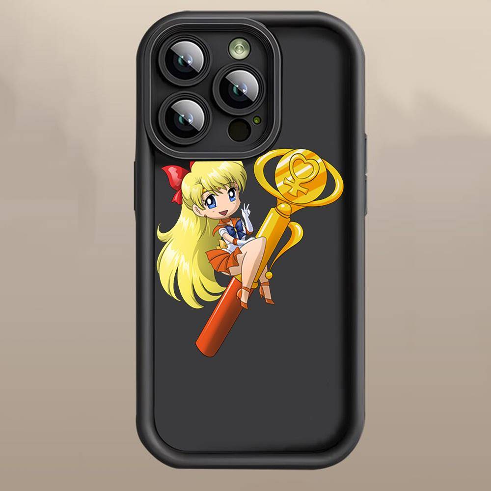 D-41 Cute Sailor Moon  Case for iPhone 15 14 13 12 8 Plus Samsung S24 S23 Ultra A04S A05S Huawei P40 P50 P60 Nova 11 Pro Max OPPO A17K Reno 10