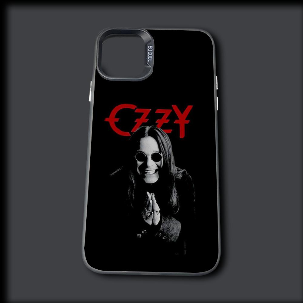 

Чехол для телефона с изображением музыкальной группы O-Ozzy Osbourne для iPhone 16,15,14,13,12,11,Mini,Pro,MAX Серый Матовый Ударопрочный Мягкий Чехол iPhone14Pro