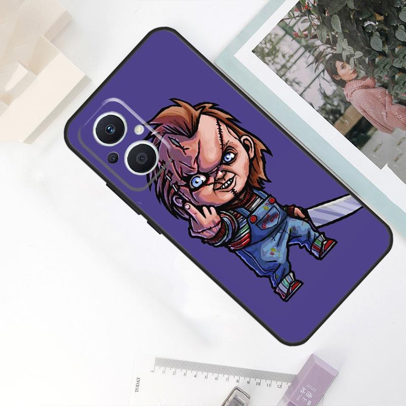 Chucky Doll Horror Movie Case For OPPO Reno 11F 4Z 5Z 8T 10 Pro 4 6 7 8 5 Lite OPPO Find X6 Pro X2 X3 X5 Lite Cover