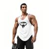 Muscleguys Running Vests Mens Bodybuilding Stringer Tank Tops Gym Clothing Cotton Sleeveless Shirt Summer Sports Singlets Workout Tanktop