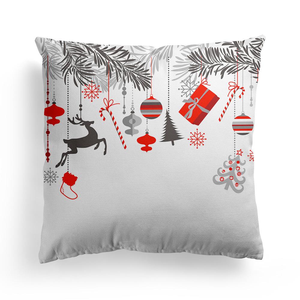 New Christmas Pillowcase Christmas Tree Holiday Sofa Pillow Cushion Cover