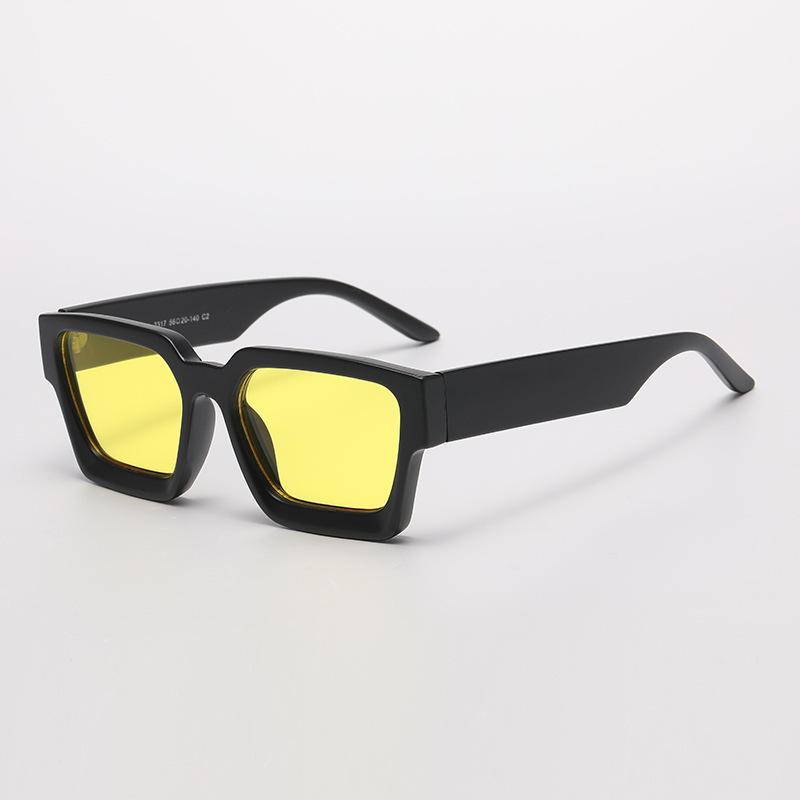 Thick Frame Sunglasses Trendy Box Glasses Personalized Sunglasses 2317 Deal Low
