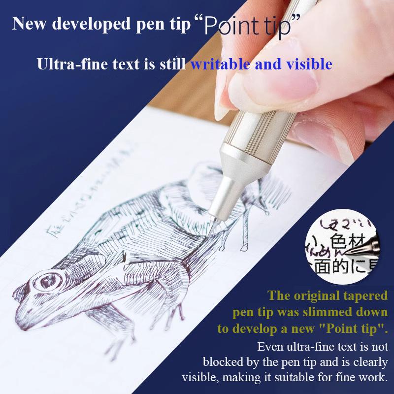 Uni Jetstream Business Pens 0.28/0.38mm Super Fine Nib Quick-drying Non-inking Oil Ballpoint Pen Anti-roll Rod Write Accessories