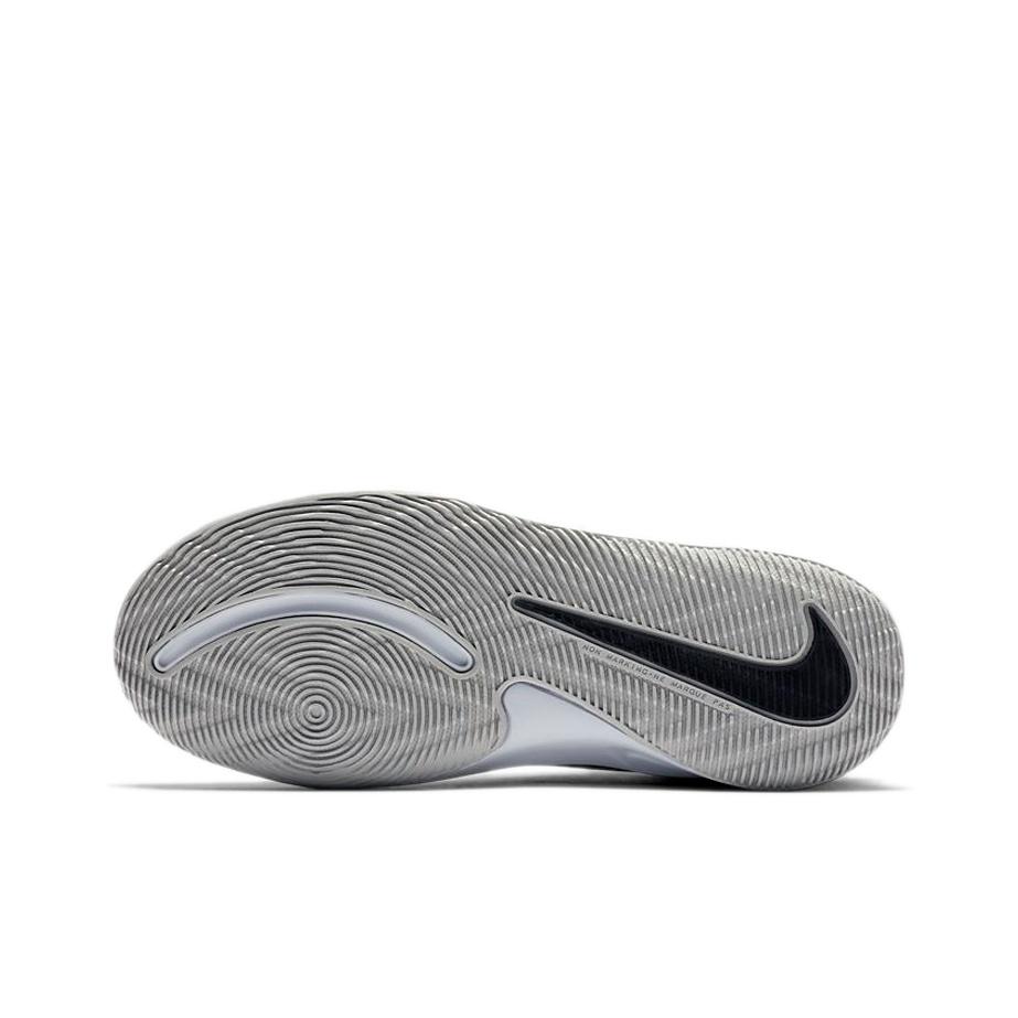 New Nike Team Hustle D 9 Cushioning, Wear Resistant Mid Top Children's Basketball Shoes Black Silver Teenagers AQ4224-001