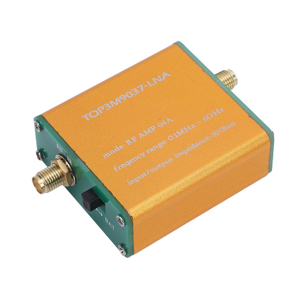 RF Wide Band Amplifier LNA 10M-6GHz Low Noise - 30dB Gain SMA Female Connector