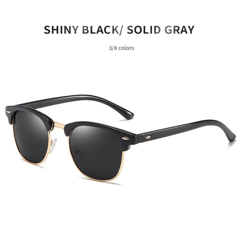 New Style: 1PC Plastic Polarized Sunglasses Unisex Trendy Versatile Retro Style