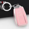 2 Buttons For Toyota Prius Camry Corolla Chr C-Hr Rav4 Land Cruiser Prado Tpu Car Key Case Cover Shell Fob Keychain Accessories