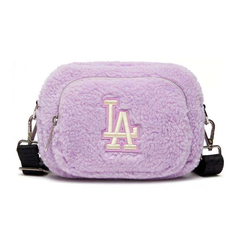 MLB Polyester Camera Bag, Shoulder Bag, Crossbody Bag, Fanny Pack Regular Women's Purple Pink Casual 3ACRS0316-07LDL