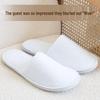 Washable Anti-Slip Hemp Cotton Linen Guest Slippers for Hotel & B&B