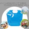 Water supply bag with folding water disaster portable [pkpohs] cock, bag, 4-piece set, 5l, 10l, outdoor, prevention, emergency,