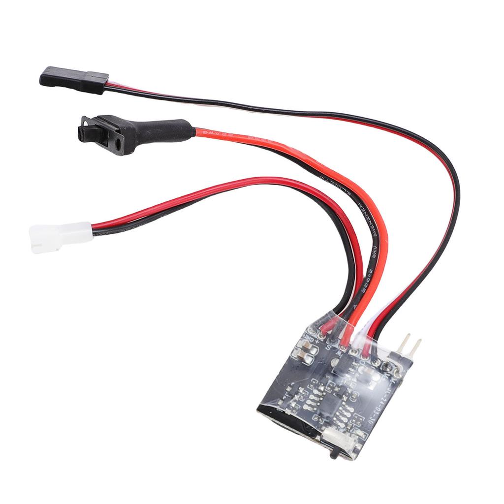 30A Miniaturowy Szczotkowany ESC RC Elektroniczny Regulator Prędkości z Hamulcem Wtyczka PH2.0 dla DIY 1 16 1 18 1 24 Samochód RC Łódź