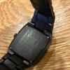 Used NIXON THE MANUAL Black Watch Quartz Stainless Steel Men's