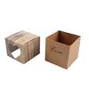 50pcs Romantic Heart Vintage Kraft Candy Box with Burlap Twine for Wedding Decoration