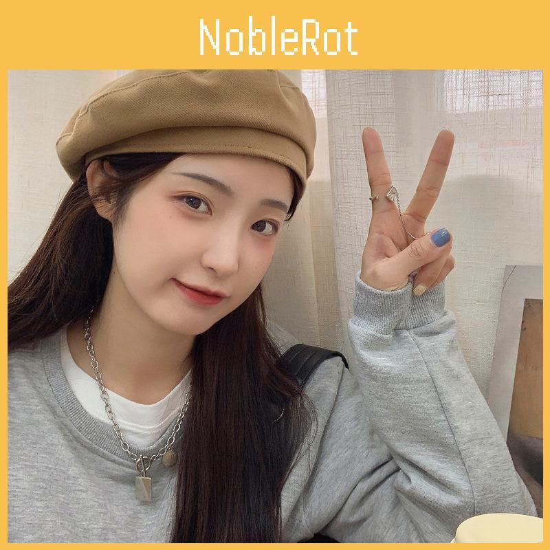 Warm Fashionable And Winter Wool Beret For Women Sweet And Style Cute