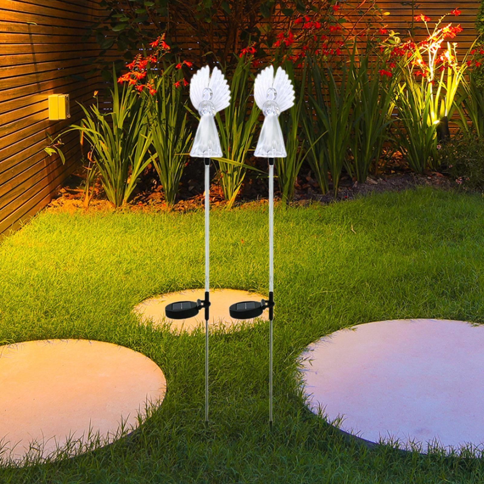 

2 шт. украшения солнечные фонари, светильники садовые фонари для газона, патио