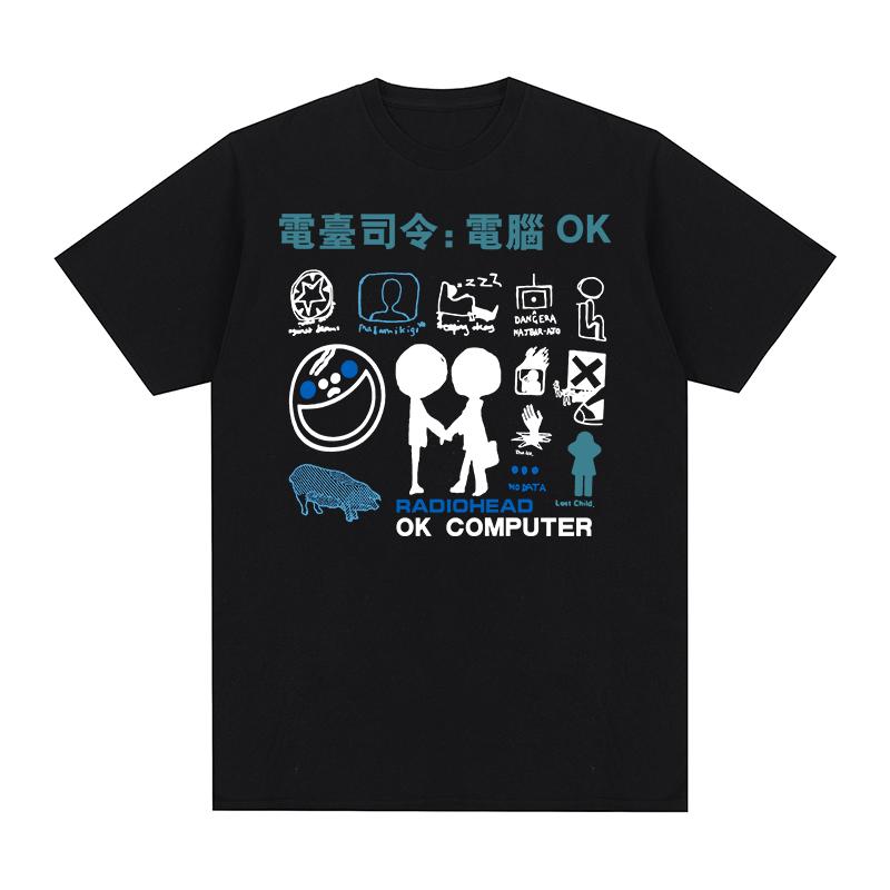 Radiohead Vintage Tshirt The Bend Funny Rock Boy Camisetas Hombre Hip Hop Cotton Unisex T shirt New TEE TSHIRT Womens tops