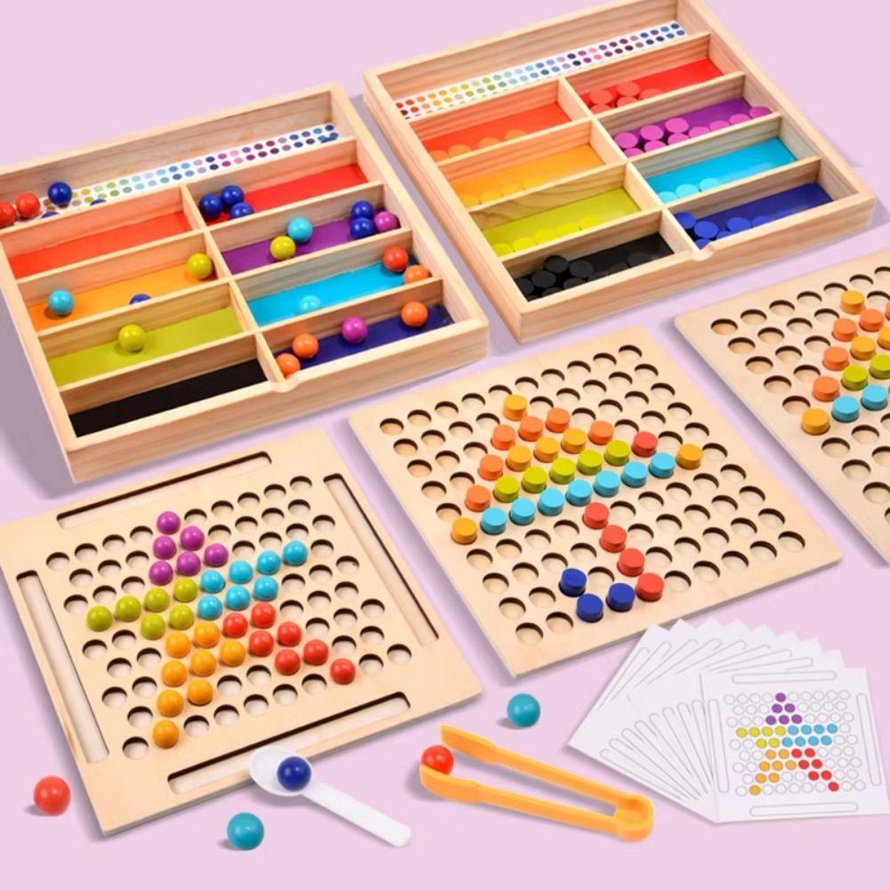 Puzzle Bead Color Matching Game Rolling Bead Color Sorting Game Birthday Gifts