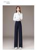 Women's High-Waist Woolen Flannel Pants: Winter Thick, Loose, Narrow-Leg to Wide-Leg Style