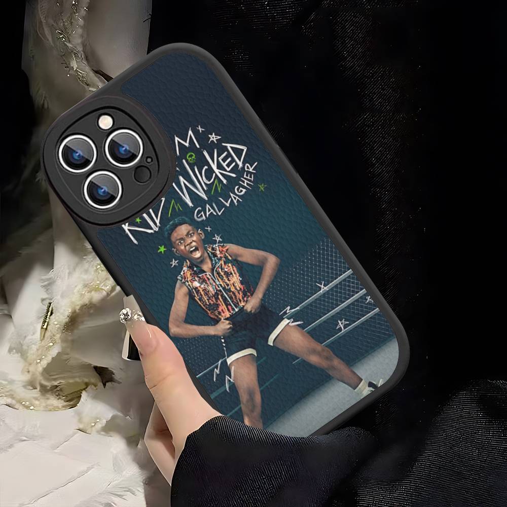 A Lively TV Series S-ShamelesS Leather Phone Case For IPhone 16 15 14 13 12 11 Pro Max Plus Shockproof Cover