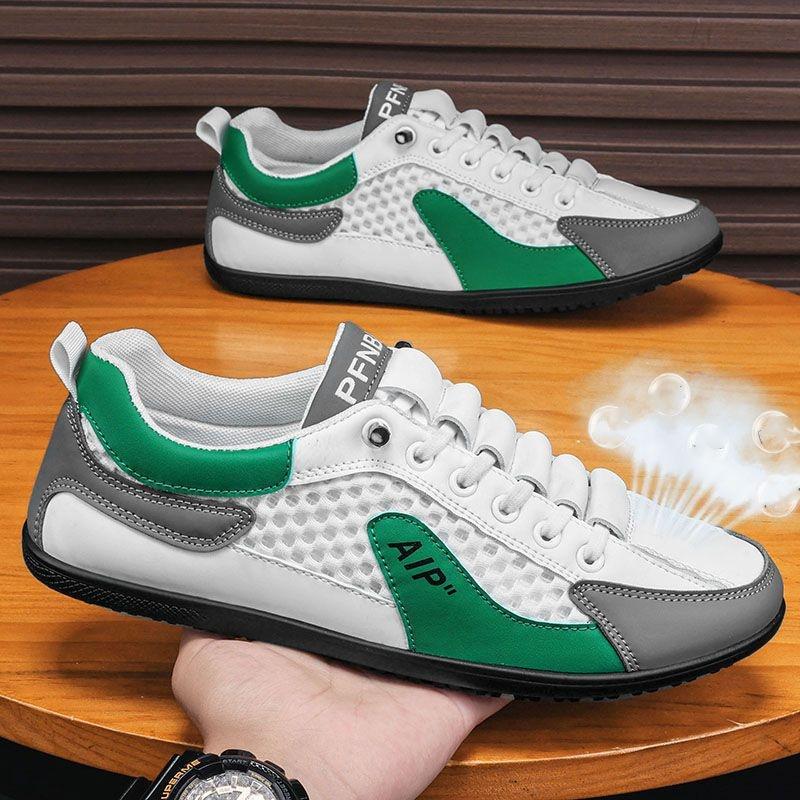 Sports Shoes Men's Summer Mesh Breathable Lazy Shoes Fashion All-match Net Shoes