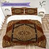 Muslim Pattern Bedding uilt Set uilt Cover Pillowcase Home Decoration Birthday Gift (1 * duvet cover + 2 * pillowcase  without core)129