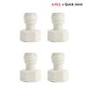 Conector rápido para tubería, ajuste a presión de 3/8'' x rosca hembra de 5/8'', conector rápido adaptador de manguera, uso para acoplador de barril y espiga de grifo de cerveza