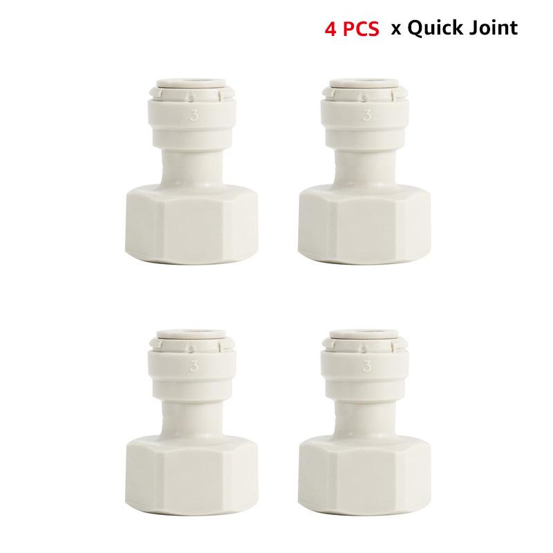 Conector rápido para tubería, ajuste a presión de 3/8'' x rosca hembra de 5/8'', conector rápido adaptador de manguera, uso para acoplador de barril y espiga de grifo de cerveza
