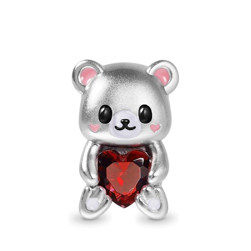 New Copper Duck Mouse Dragon Wolf Pendant Bead Fit Original Charms Bracelet Trinket Jewerly Accessories