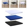 Square Fitted Table Cover Elastic Tablecloth Stretch Table Top Cover Desk Topper Cap, 34x34 Inch
