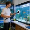 Fish Tank Cleaning 4-in-1 Gravel Scraper Brush Fish Tank Cleaning Tools For Betta Turtle Shrimp Pond Terrarium Freshwater