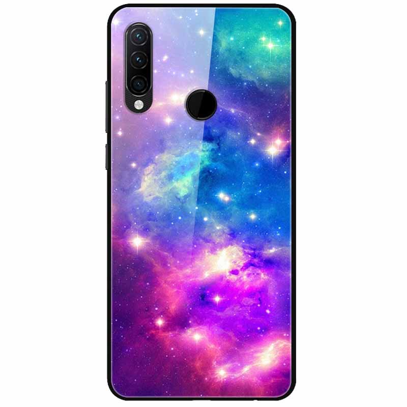 For Huawei P30 Pro Lite Case Cool Tempered Glass Luxury Coque Covers for Huawei P20 Lite P 20 P20Pro P30Pro P 30 Hard Back