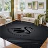 Covor din Catifea Cristal cu Design Swansea City Covoraș Decorativ Moale pentru Dormitor Intrare