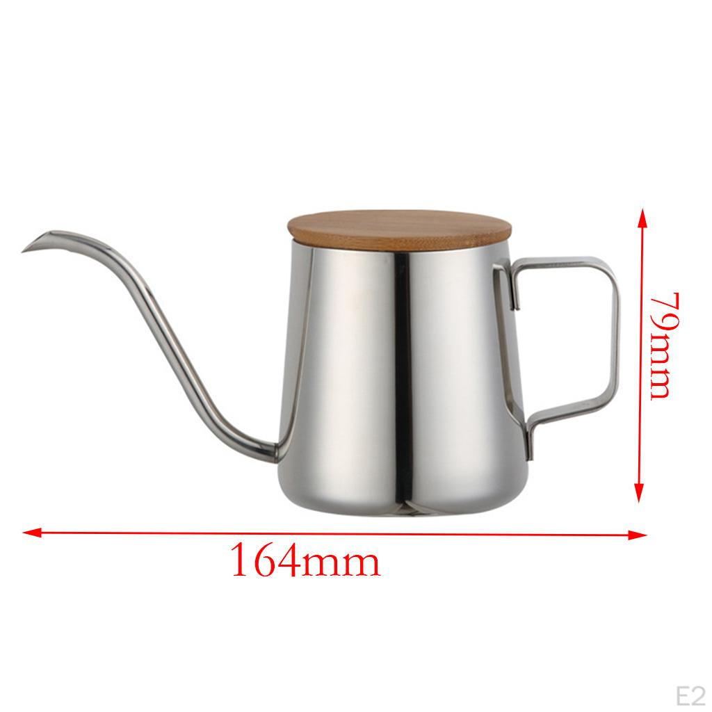 Pot Kettle with Gooseneck Spout for Baristas