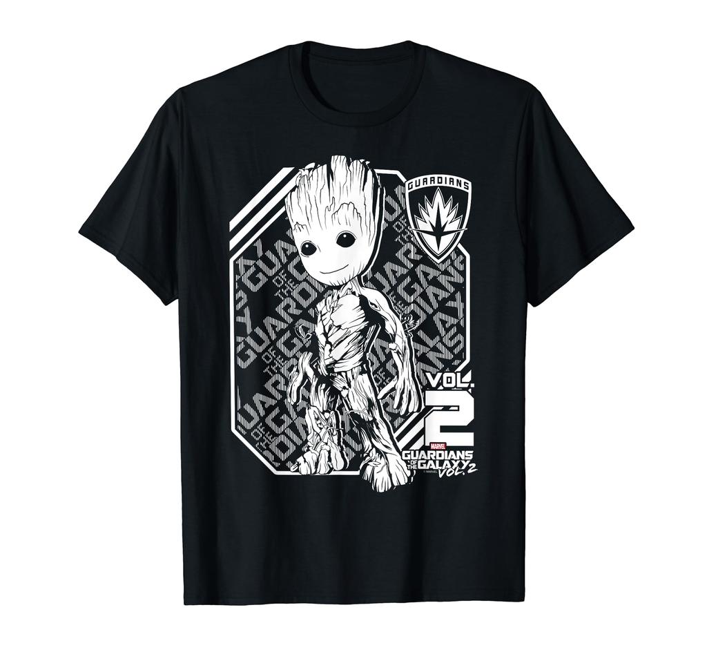 Marvel Guardians of the Galaxy Vol. 2 Groot Athletic Card T-Shirt