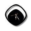 Boomerang Shape Metallic Analog Wall Clock for Home,Office,Living Room,Bedroom,Kids Room & Kitchen | Big Size Stylish Latest Home Decor