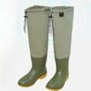 Bottes de Pluie Homme à Petit Talon Haut Printemps Automne Agriculture Jour de Pluie Imperméables et Antidérapantes Bottes Caoutchouc Bout Large Chaussures Homme Neuves Originales