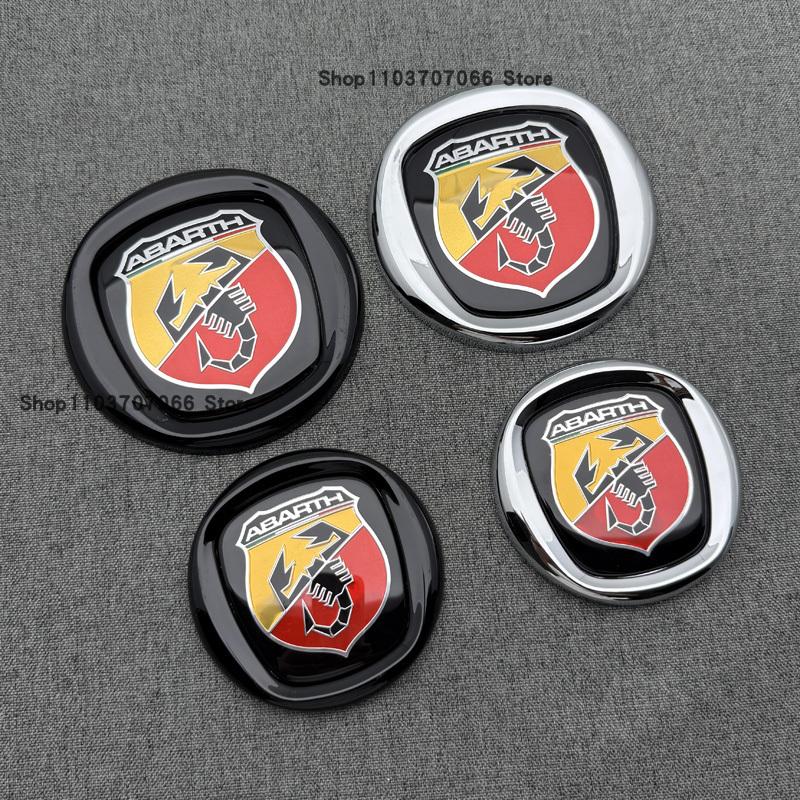 For Tipo356 Qubo Strada Linea Punto Bravo Freemont Palio Car Front Bonnet Grill Rear Trunk Emblem Logo Cover Replacement Badge