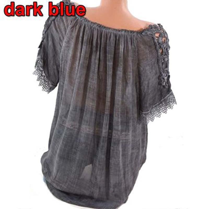 Elegante Blusa T-shirt in Chiffon a Spalle Scoperte da Donna con Design Elegante e Colori Versatili