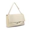 High-end and Elegant Single-shoulder Underarm Handbag Made of Genuine Leather, Women's Bag with A Flap Closure Casually