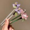 Hair Sticks for Buns Chinese Style Hair Stick Flower Hanfu Headwear U Shape Hairpin  Cheongsam