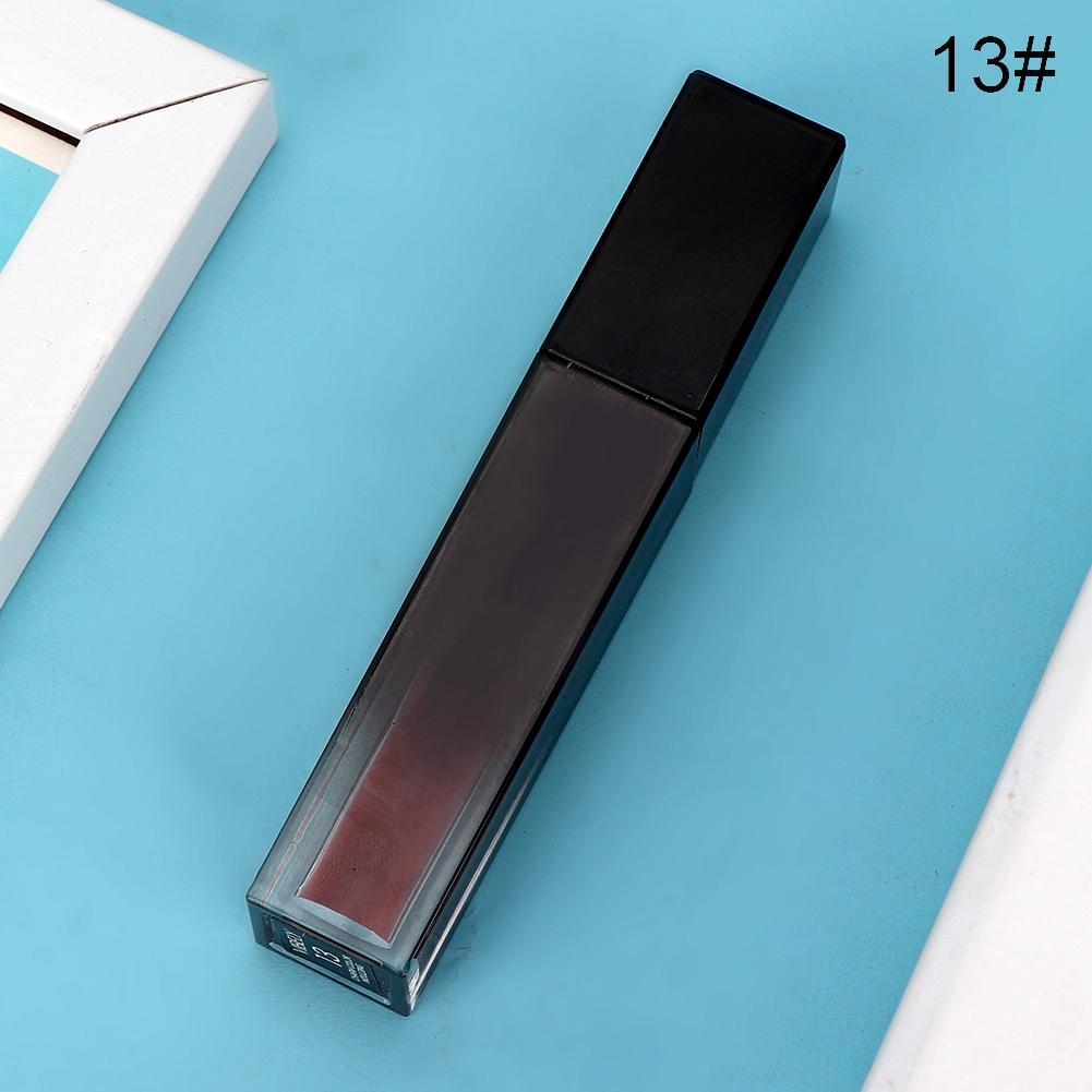 Long Lasting Matte Lip Gloss Moisturizing Liquid Lipstick Nourishing 5.7ml(#13)