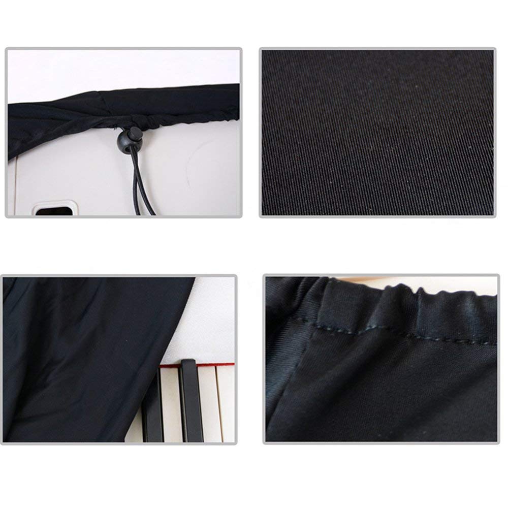 MoonEmbassy Electronic Piano Key Keyboard Stretchable 88 Cover, Cover, Cover, Dustproof, Adjustable, (Fits Keyboards)