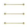 3pcs Copper Metal Tie Pin Luxury Men Necktie Buckle Creative Collar Button  Men Accessories