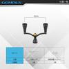 Gomexus FY82 Reel Handle Carbon Daiwa Spinning Reel Compatible Reel Double Handle Gekka Bijin Caldia Emeraldas Replacement 82mm Handle Knob Included