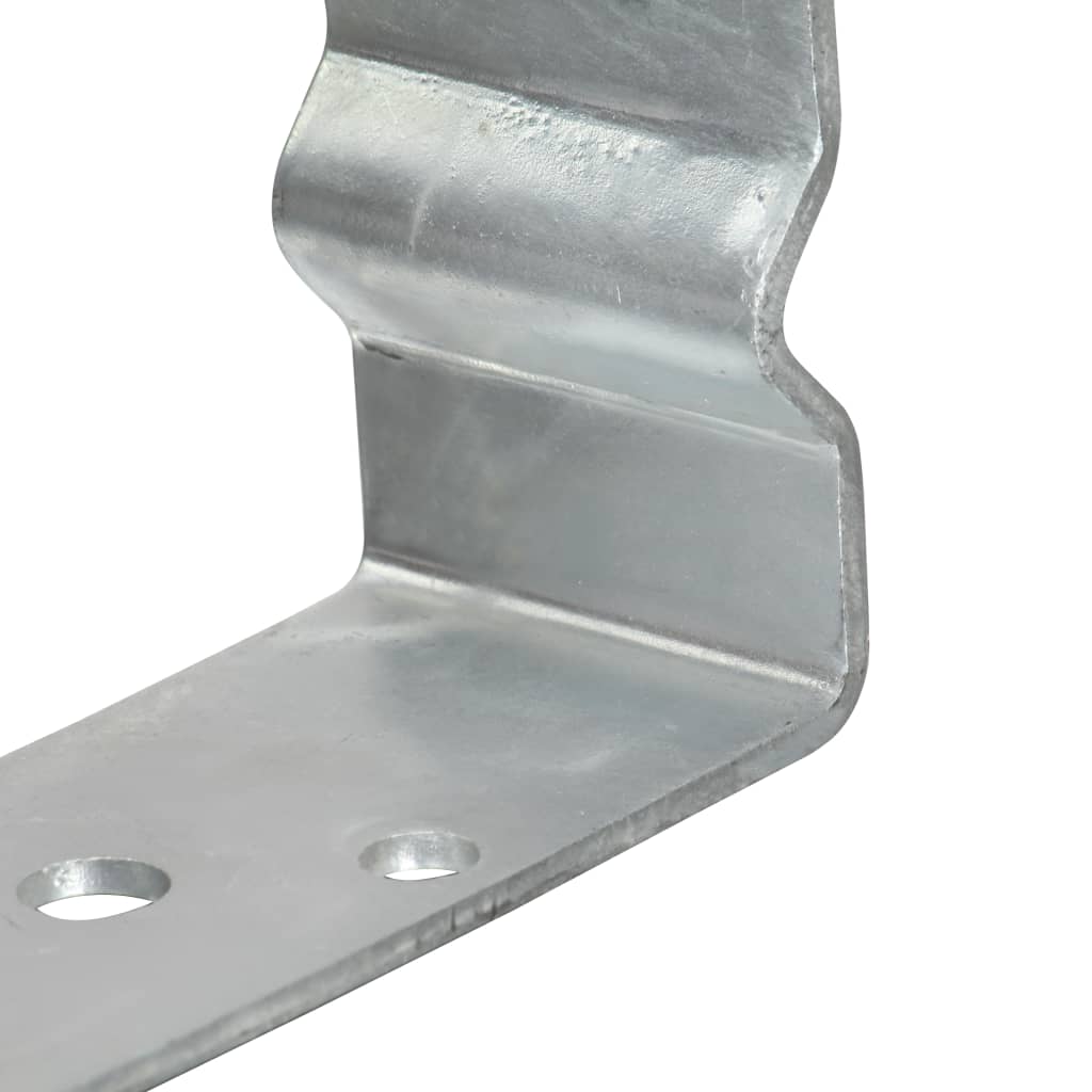 Post Anchors, 12 Pcs, Silver, 10X6X15 Cm, Steel